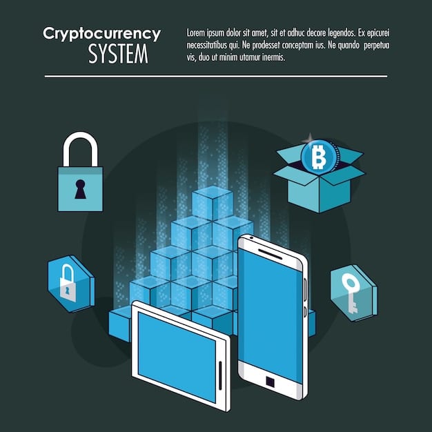 A diagram illustrating how blockchain technology enables end-to-end traceability of a product through the supply chain, from origin to consumer, showcasing the secure and transparent tracking process.