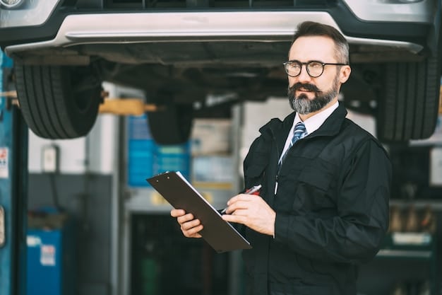 A close-up of a truck driver checking regulatory paperwork, highlighting the importance of compliance in the logistics industry.