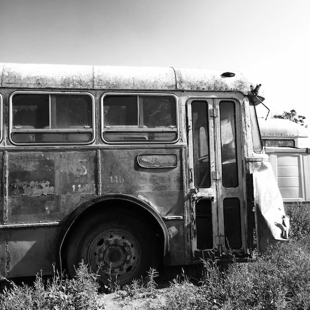 A split-screen image with one side showing a traditional diesel school bus emitting black smoke and the other side showing a bright yellow electric school bus silently driving down a sunny street. The contrast should be striking, highlighting the difference in environmental impact.