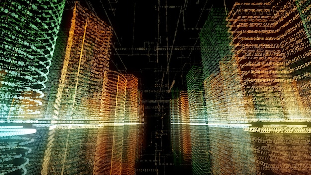 A digital illustration of a city skyline intersected with lines of code and network connections, highlighting the vulnerability of interconnected systems.