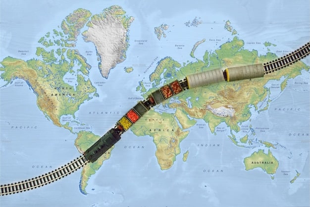 A map highlighting the global supply chain routes for electric vehicle battery components, with arrows indicating the flow of materials and parts between countries.