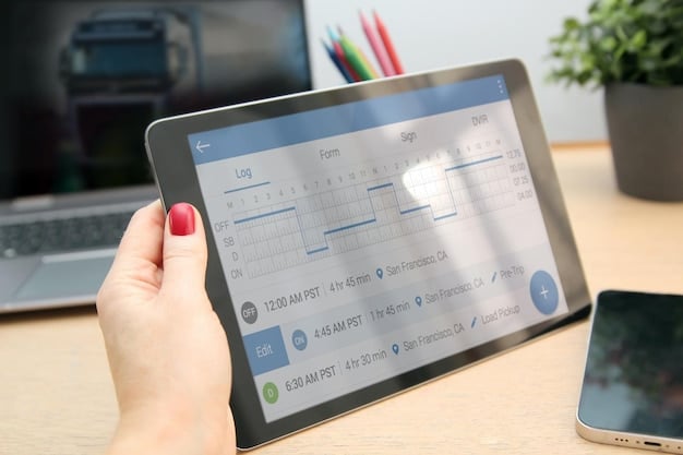A close-up shot of a digital dashboard displaying the monthly payment details on an electric vehicle loan. The screen shows a highlighted interest rate and the total cost of the loan, subtly emphasizing the impact of rising interest rates on the overall affordability of the EV.