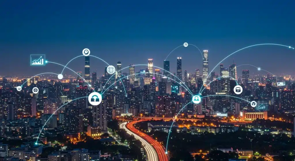 Predictive Analytics In U S Smart City Planning 2026 MOBILITY Futuristic Smart City Predictive Analytics
